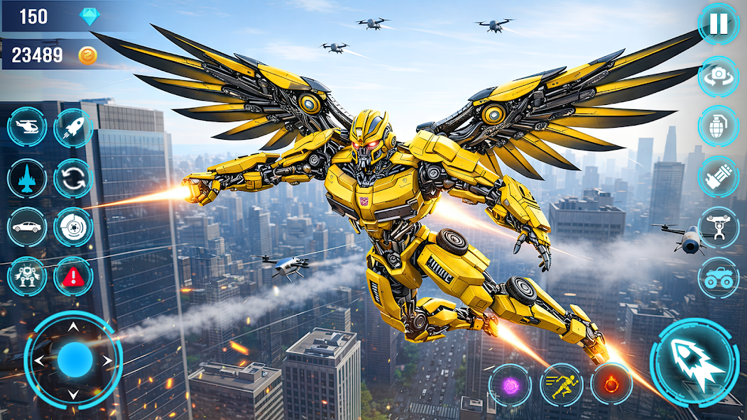 Robot Game transformation gameplay
